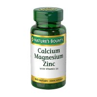 Suplemento Natures Bounty Calcio Magnesio y Zinc x 100 comp