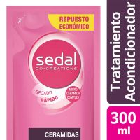 Acondicionador sedal Ceramidas Repuesto Económico 300 ml