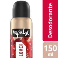 Desodorante Perfume aerosol Impulse True Love 150 Ml