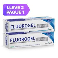 FLUOROGEL ORIGINAL MENTA - GEL DENTAL CON FLUOR - 2 u de 60 Gr.
