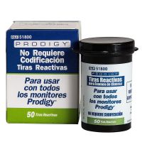 Cinta Reactiva Autocode Prodigy Medidor de Glucosa x 50 u