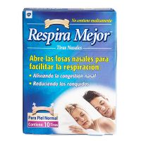 Adhesivo Nasal Piel Normal x 10 un