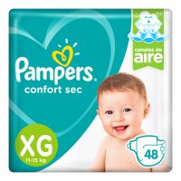Pañales Confort Sec XG x 48 un