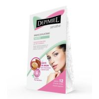 Bandas Depilatorias para Rostro Piel Sensible x 12 un