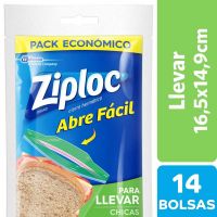 Ziploc bolsa llevar chica 14un