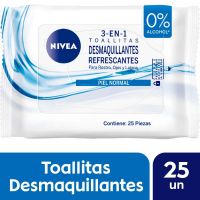 Toallitas Desmaquillantes Refrescantes x 25 un