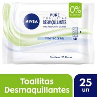 Toallitas Desmaquillantes Pure x 25 un