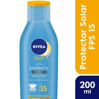 Protector Solar Sun Protect & Bronze FPS15 x 200 ml