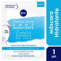 Máscara Facial Nivea Urban Skin Shot Hidratante x 1 unidad