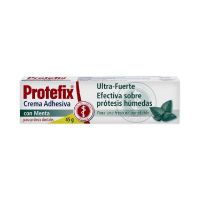 Adhesivo Dental para Prótesis Protefix Ultra Fuerte Sabor a Menta x 45 gr