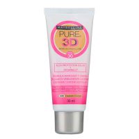 Base de maquillaje Maybelline Pure Makeup 3D Destello Dorado x 30ml