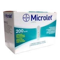 Lancetas Microlet x 200 u