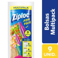 Bolsas con cierre deslizable Ziploc multi-pack x9u