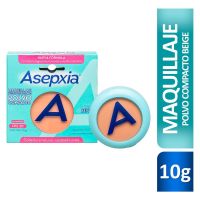 Polvo Facial Color Asepxia Hidro Force Beige Medio x10gr