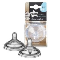 Tetina Tommee Tippee +3 Meses Flujo Medio X2 Unidades