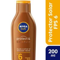 Loción Bronceadora Nivea Sun FPS6 x 200 ml