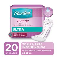 Toallas Higienicas Femme Ultra sin alas x 20 un