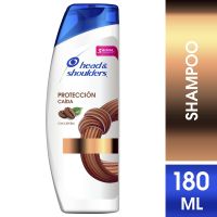 Shampoo Head & Shoulders Protección Caída Con Cafeína 180 ml