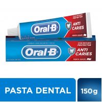 Crema Dental 123 Anticaries Menta Suave Con Flúor 150 gr