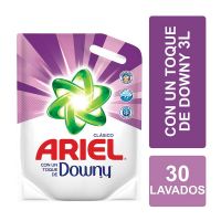 Jabón Líquido Ariel Clásico Pouch con Toque de Suavizante 3 L