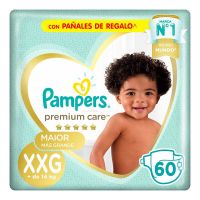 Pañales Pampers Premium Care XXG 60 Unidades