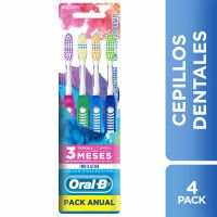 Cepillos Dentales Indicator Pack Anual x 4 un