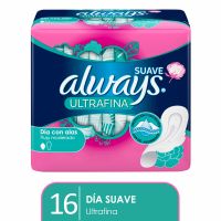 Toallitas Femeninas Ultrafina Suave 16 un