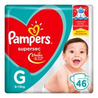 Pañales Pampers Supersec G x 46 un