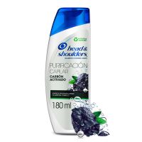 Shampoo Head & Shoulders Purificación Capilar Carbón Activado 180 ml