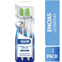 Cepillos Dentales Oral-B Encías Detox Extra Suave 2 Unidades