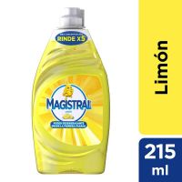 Detergente Sintético Magistral Ultra Limón 215ml