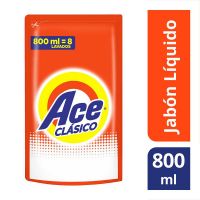 Jabón Líquido Ace Clásico 800 ml