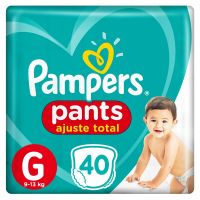 Pañales Pampers Pants Ajuste Total G 40 Unidades