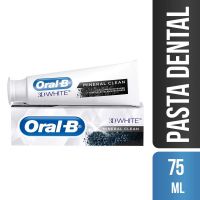 Pasta Dental Oral-B 3D White Mineral Clean Fresh Mint 75 ml