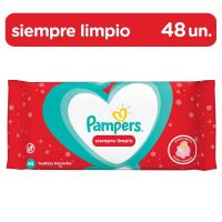 Toallitas Húmedas Pampers Siempre Limpio 48 Unidades