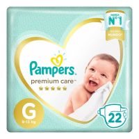 Pañales Pampers Premium Care G 22 Unidades