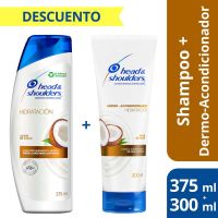 Kit Head & Shoulders Hidratación Shampoo 375 ml + Dermo-Acondicionador 300 ml