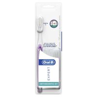 Kit Oral-B Expert Cepillo Dental Ortodoncia Medio 1 Unidad + Hilos Dentales 50 Unidades