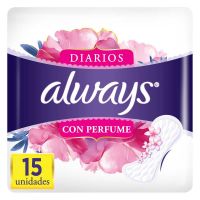 Protectores Diarios Con Perfume 15 un