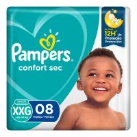 Pañales Pampers Confort Sec Max XXG 8 Un