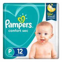 Pañales Pampers Confort Sec Max P 12 Un