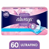 Protectores Diarios Ultrafino 60 un