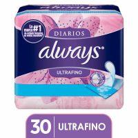 Protectores Diarios Ultrafino 30 un