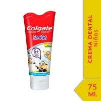 Crema Dental Colgate Smiles Minions 6+ años 75ml