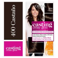 Tintura sin amoniaco Casting Creme Gloss de L'Oréal París 400 castaño x 45 GR