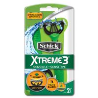 Máquina de Afeitar Xtreme 3 Piel Sensible Masculina x 2 un