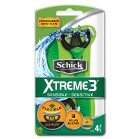 Máquina de Afeitar Xtreme 3 Piel Sensible Masculina x 4 un