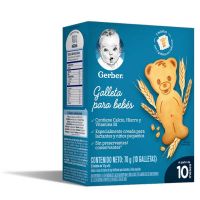 Galleta Gerber para bebé de trigo x 70gr