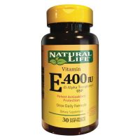 Suplemento Dietario Natural Life E-400 IU 30 comprimidos