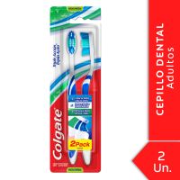 Cepillo Dental Colgate Triple Acción Medio 2 Unidades